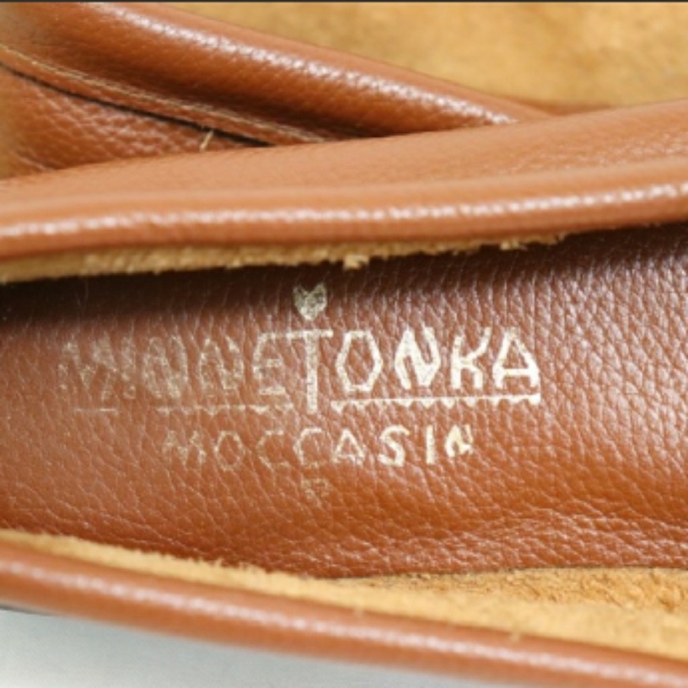 Minnetonka brown leather moccasins - Picture 4 of 4